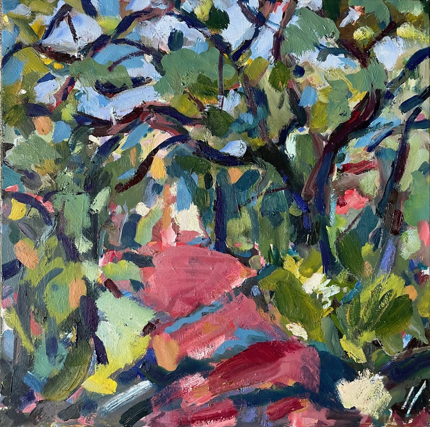 London park, oil on canvas, 50x50cm £650