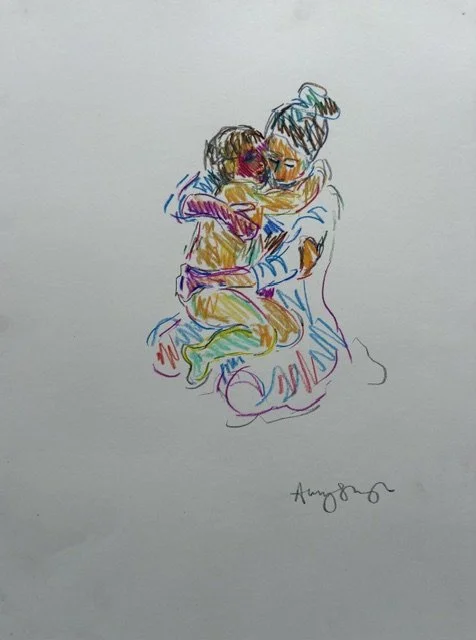 Intense hold, pastel on paper, 40x30cm, £310 unframed