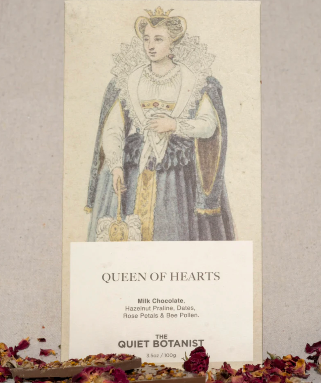 The Queen of Hearts Chocolate Bar from The Quiet Botanist