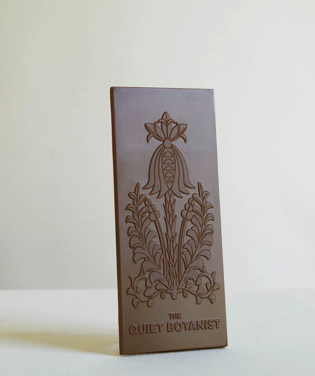A photograph of the Queen of Hearts Chocolate Bar from The Quiet Botanist