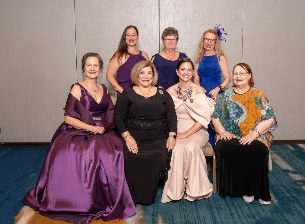Northwoods District Delegates at Paint the World Purple Gala missing Marianne Potter.jpg