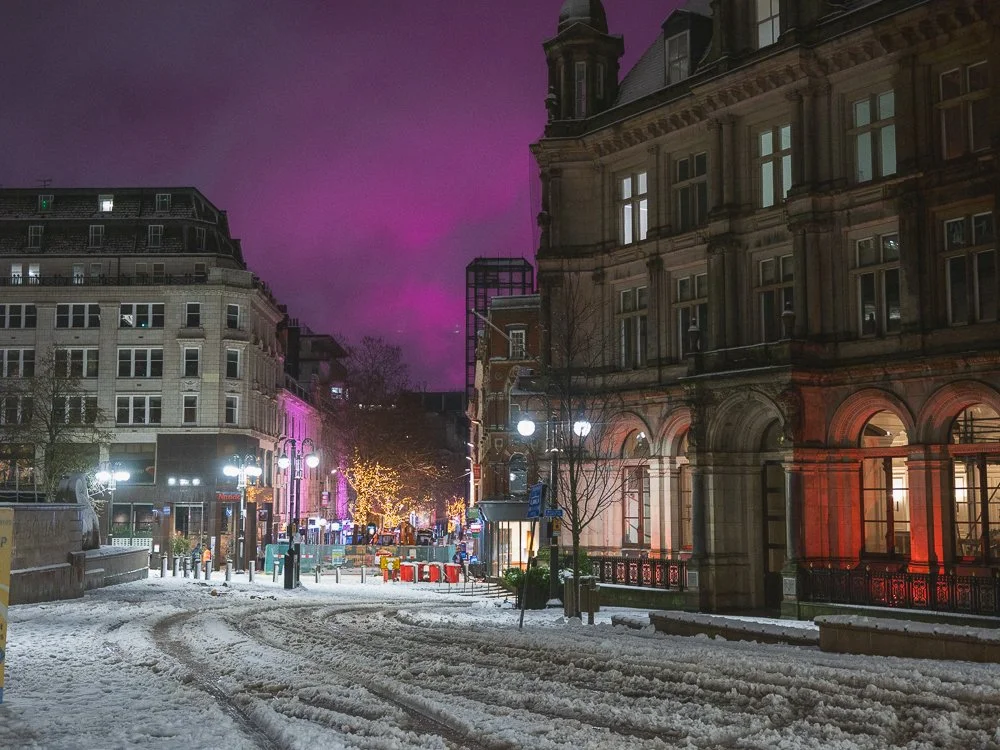 Birmingham Snow Photography - Storm Goretti New Street