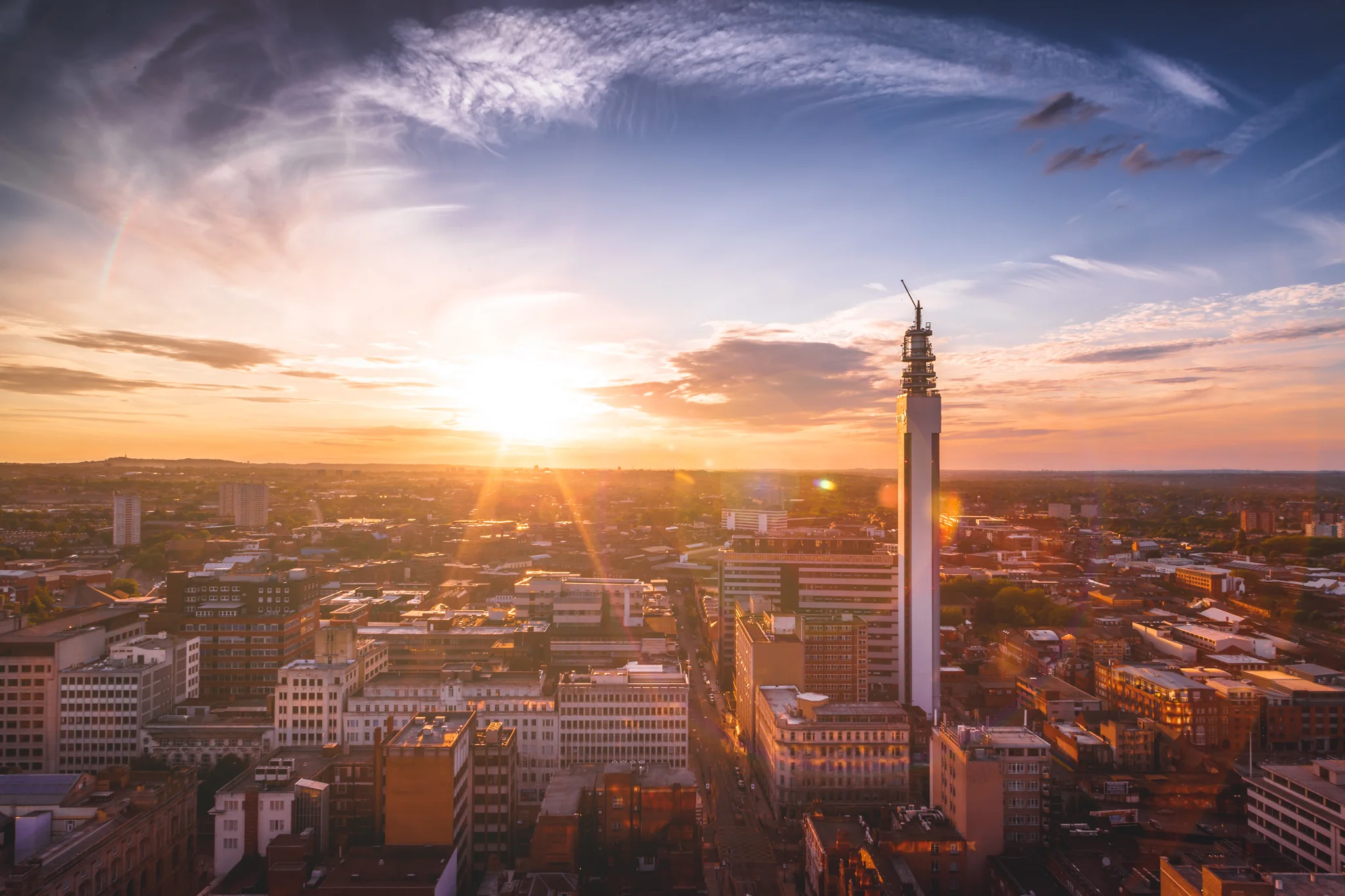 Sun sets on Birmingham 