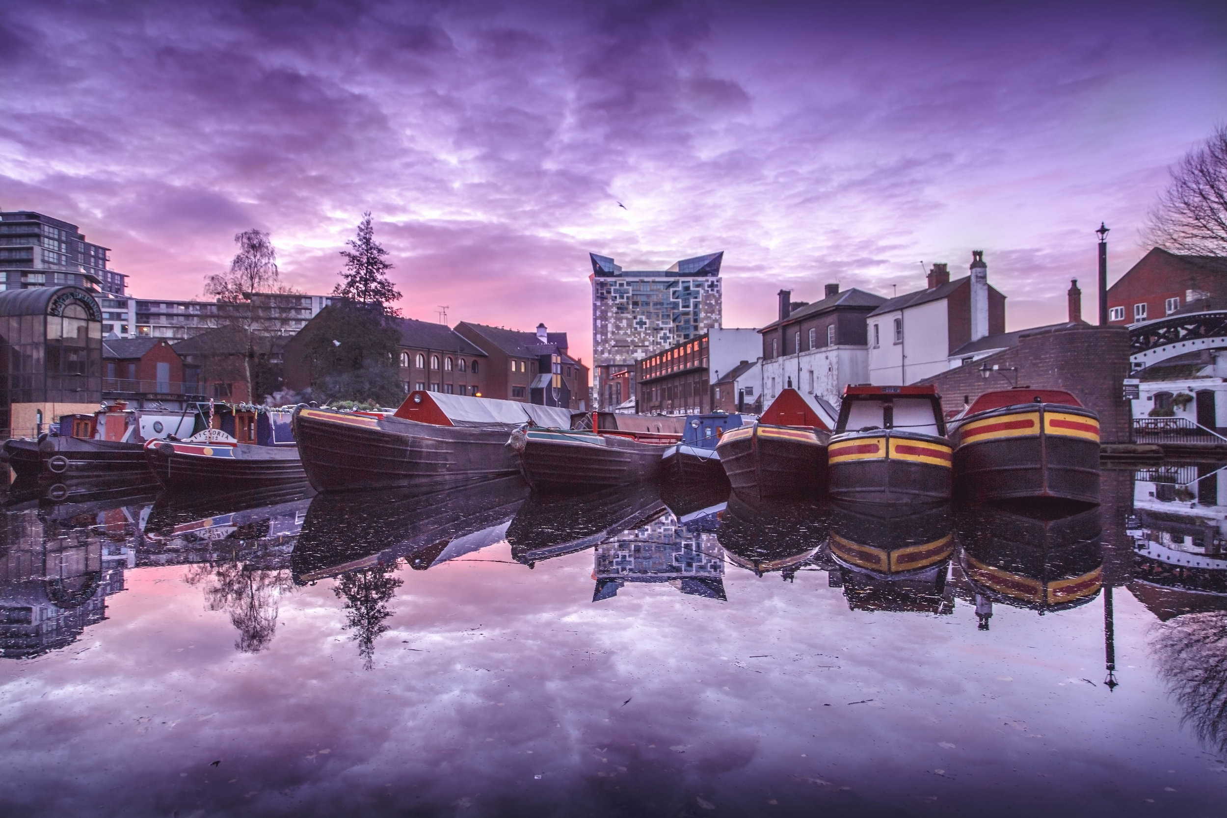 Gas Street Basin Birmingham by Ross Jukes Photography