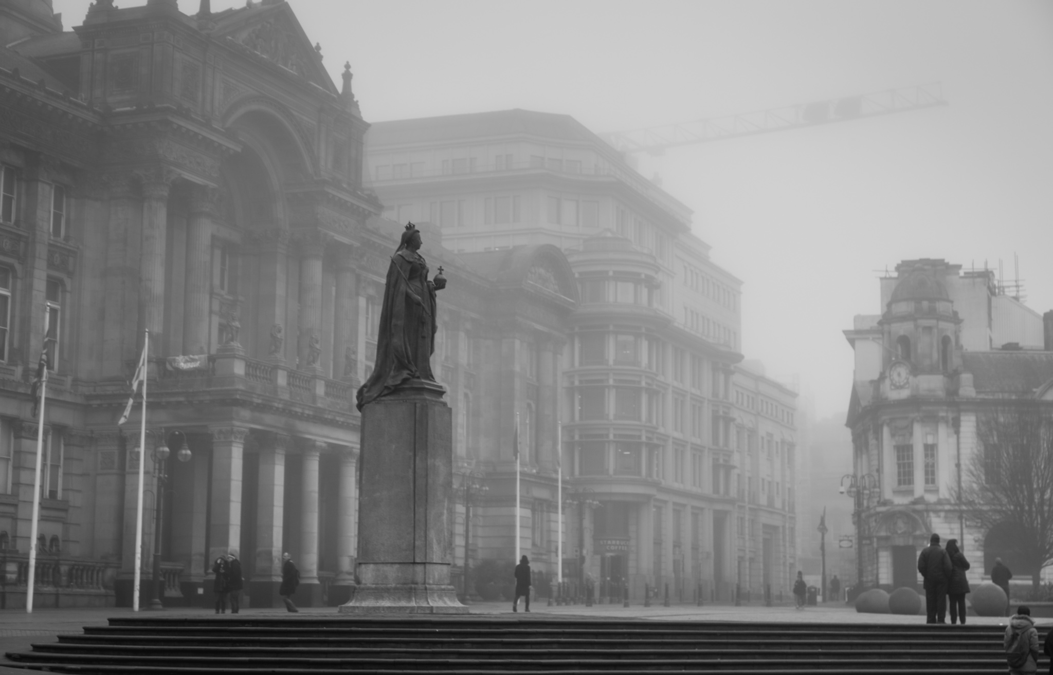 Victoria Square in the Fog