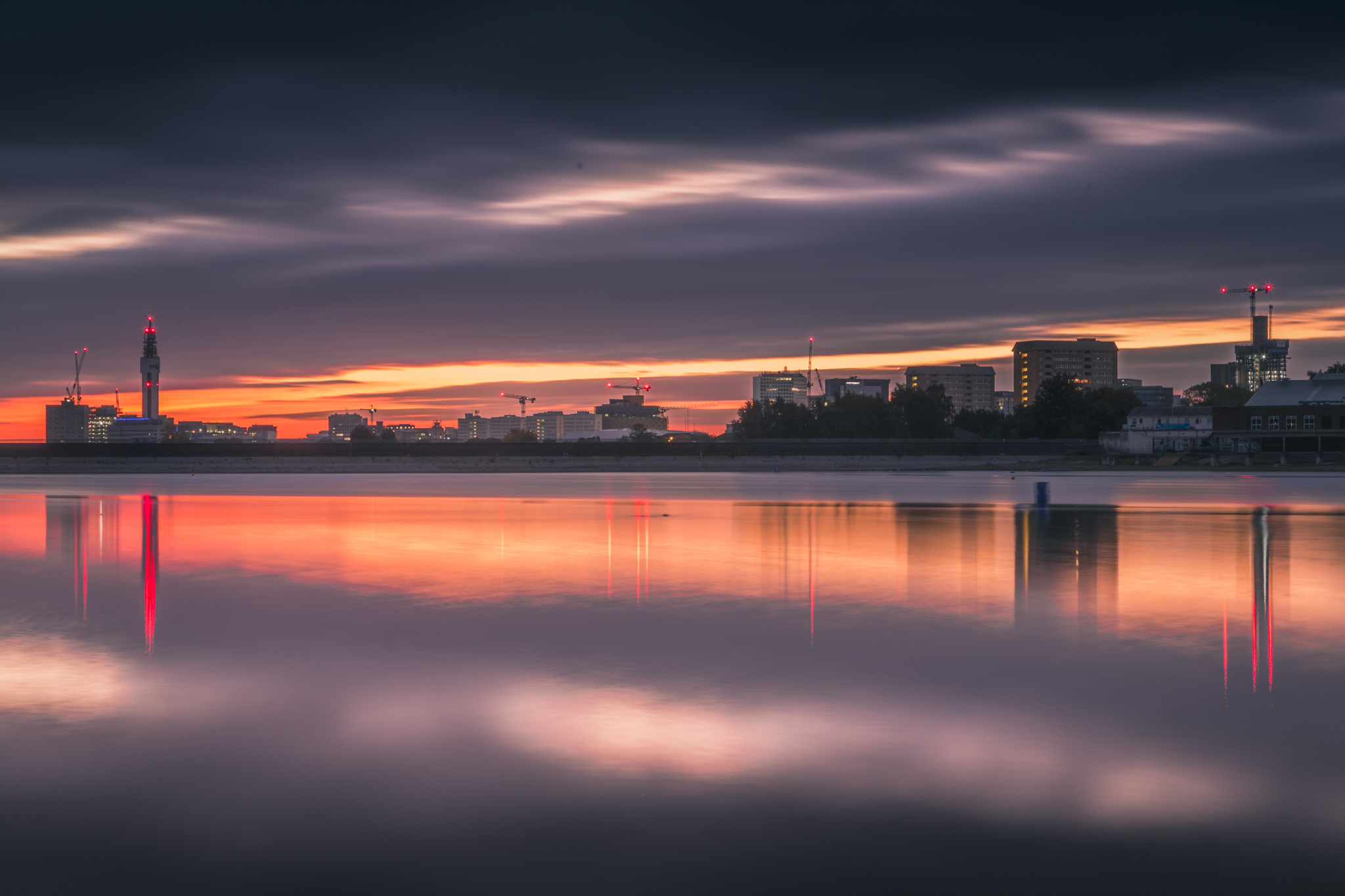 Sunrise at Edgbaston Reservoir