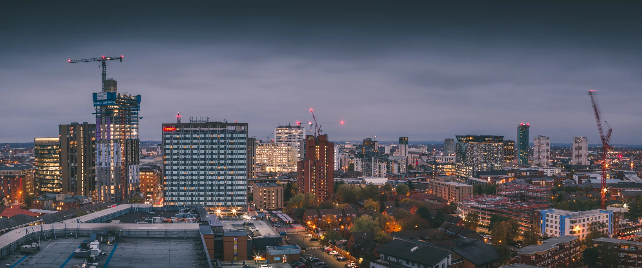 New developments as viewed from the roof of Park Regis, Birmingham