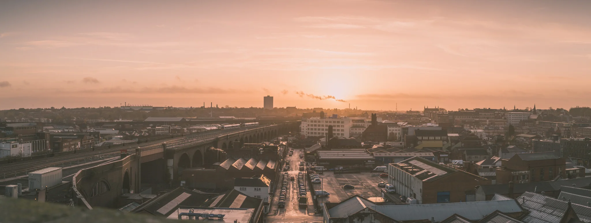 The view over Digbeth from Selfridges car park