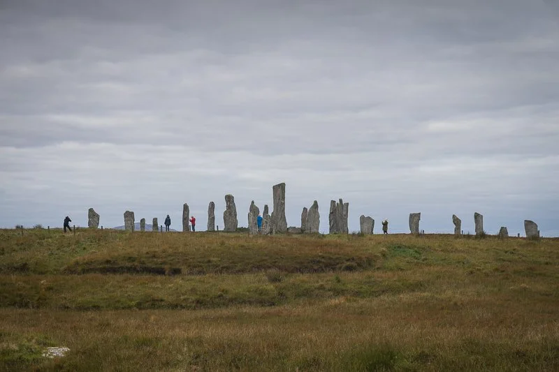 The historic Callanish Standing Stones on the Hebridean Way