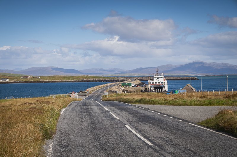 A beautiful photo of the Causeway on the Hebridean Way