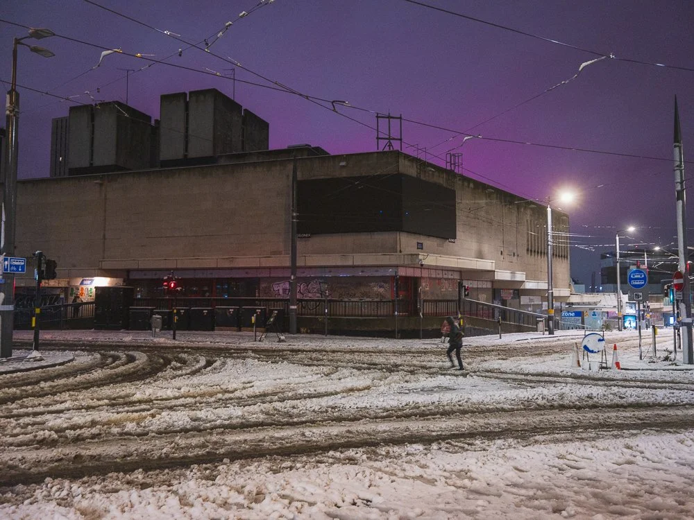 Birmingham Snow Photography - Storm Goretti Oasis Market