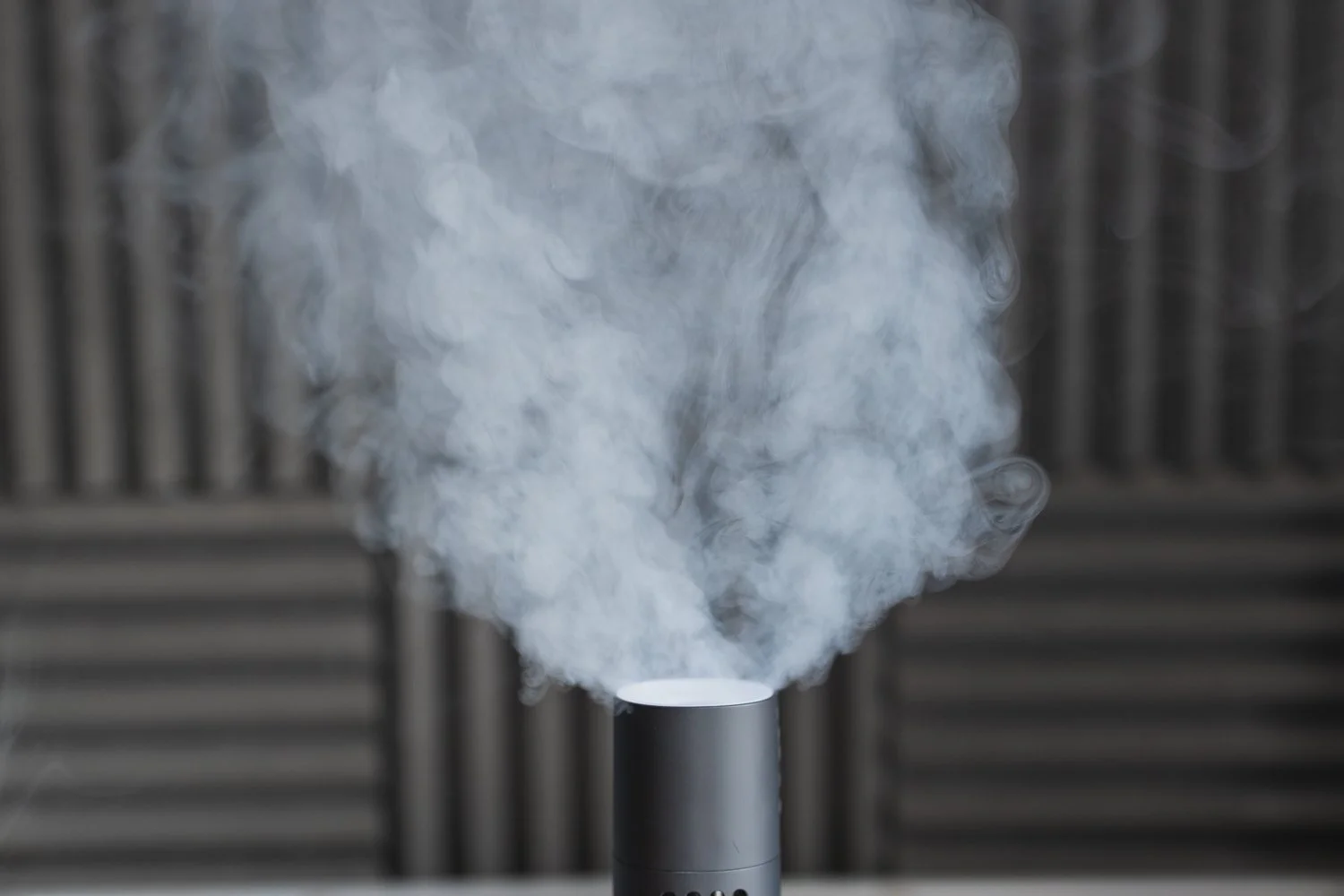 Colbor CF5 Fog Machine fan producing large smoke cloud