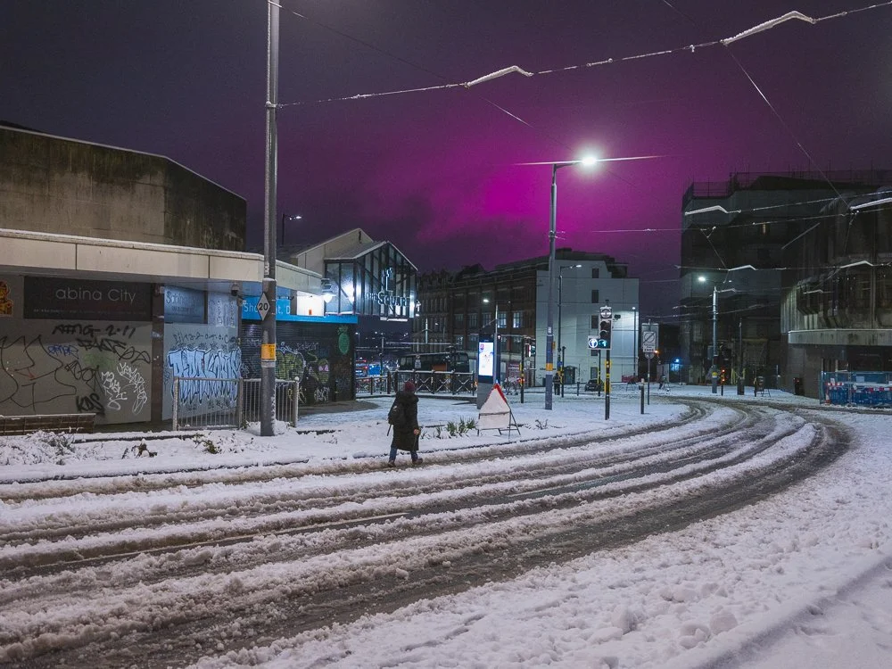 Birmingham Snow Photography - Storm Goretti Oasis Market