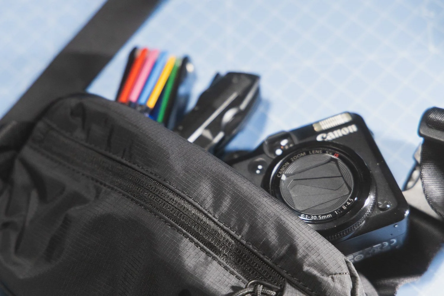 Tomtoc Aviator-T33 Sling with Every Day Carry items