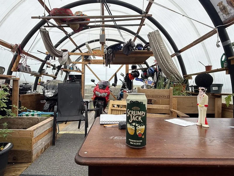 A picture of a drink on the Hebridean Way