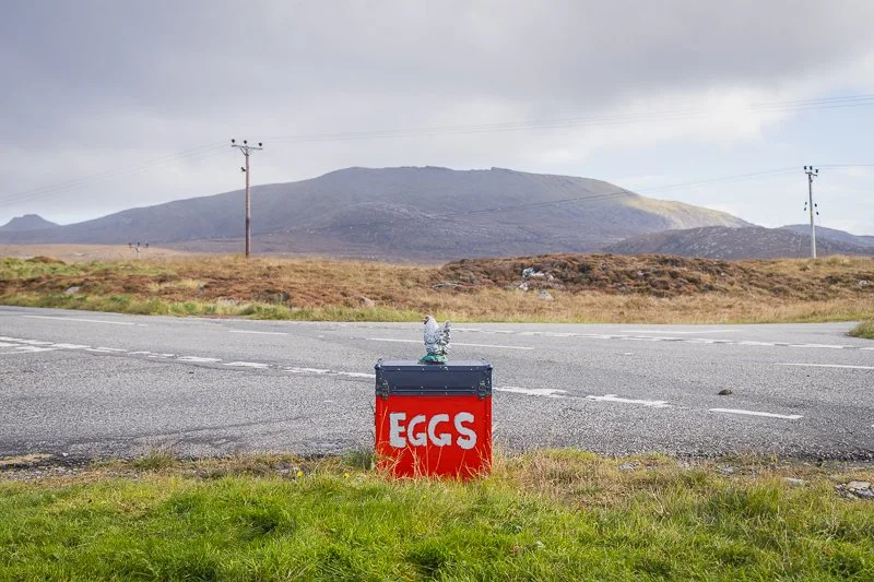 A classic photograph of the Hebridean Way