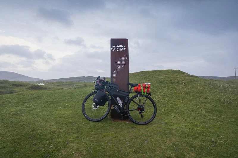 The start of the Hebridean Way