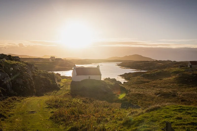 A beautiful scene on the Hebridean Way bikepacking route