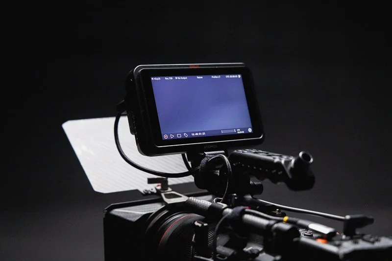 Atomos Ninja TX GO mounted on a camera