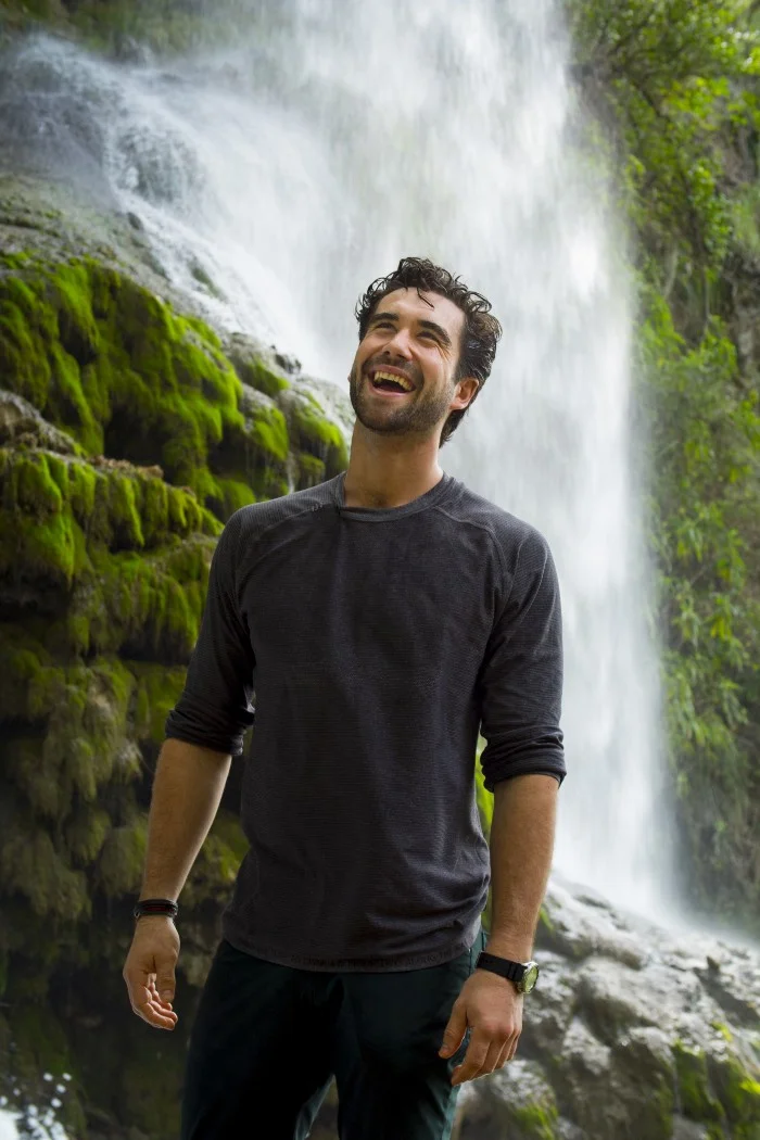 At the waterfalls; Photo by Kieran McConville