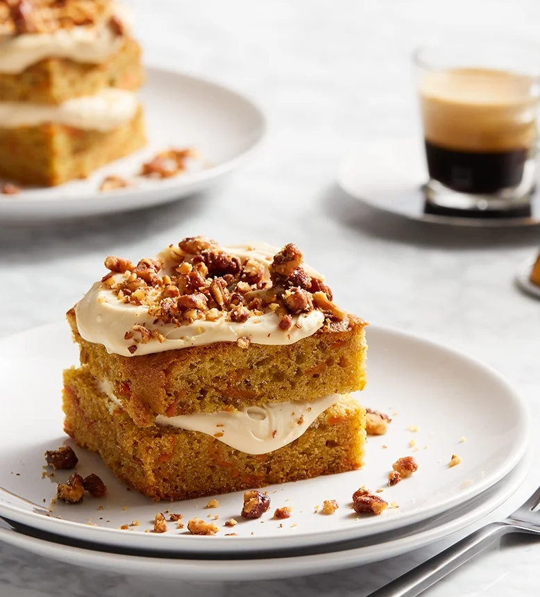 Cardamom Brown Butter Carrot Cake Espresso Frosting Gabe Kennedy