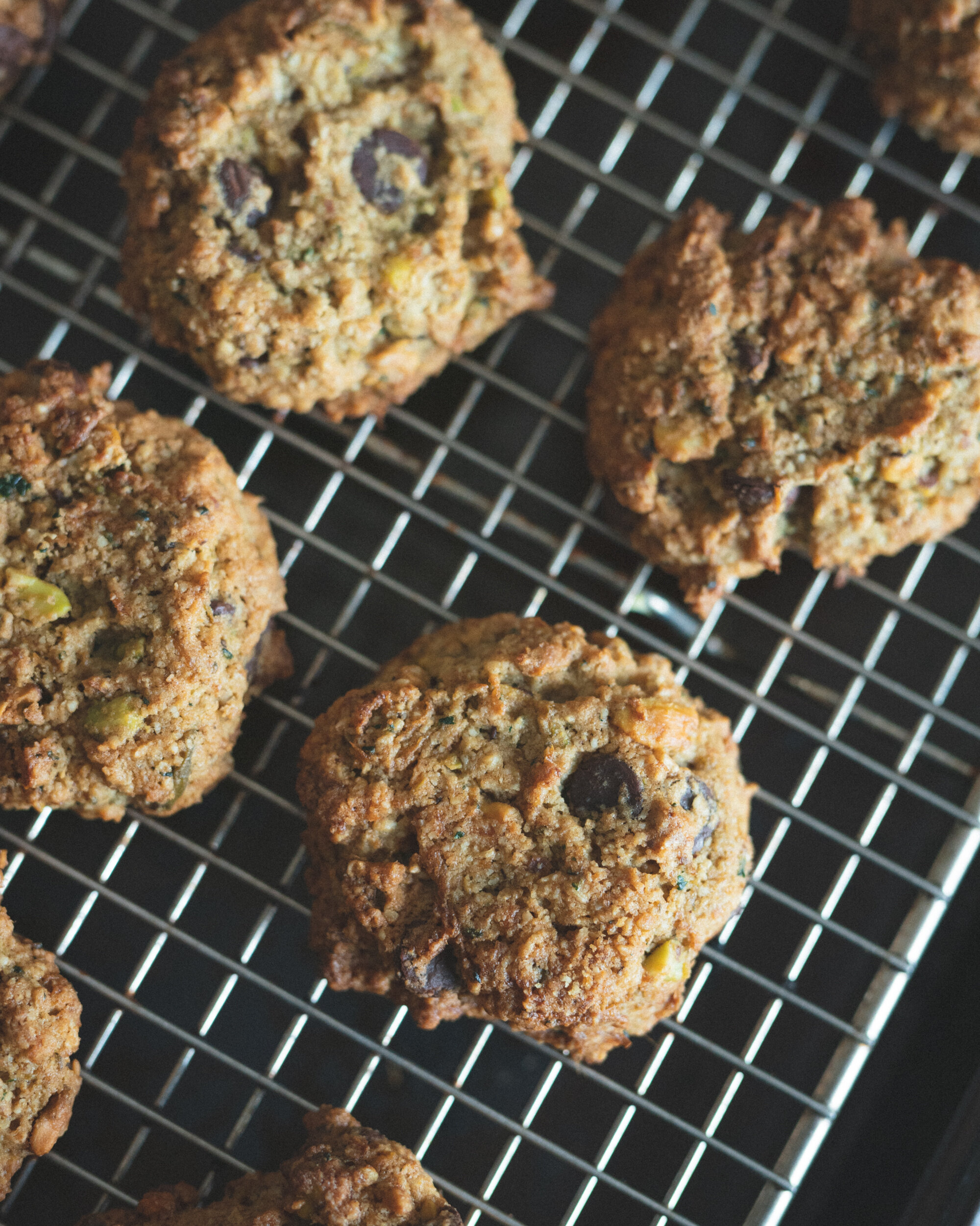 ZUCCHINI PISTACHIO COOKIES