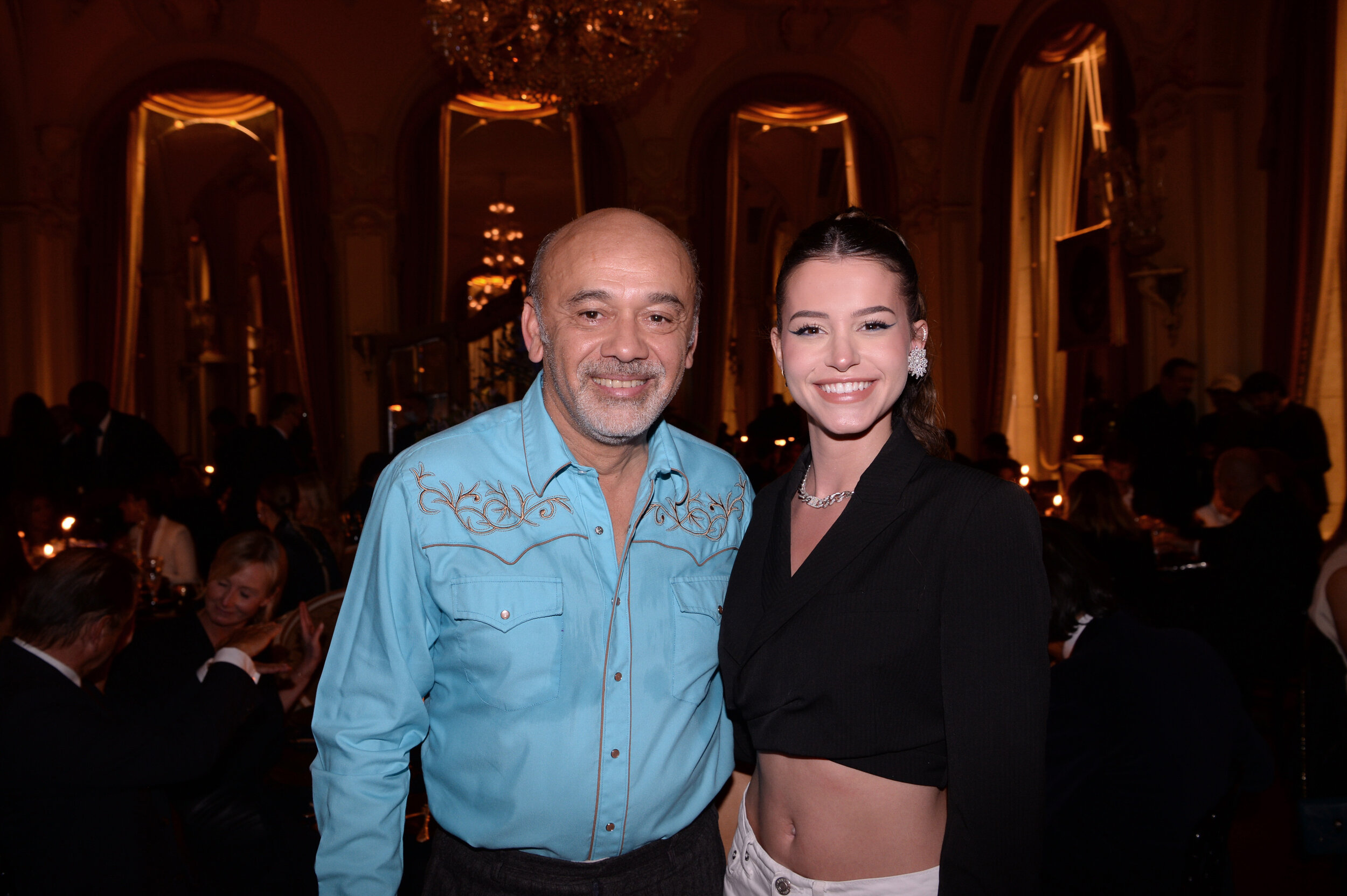 Christian Louboutin and Léa Lui - Messika by Kate Moss High Jewerly Fashion Diner - Ritz Paris (2).JPG