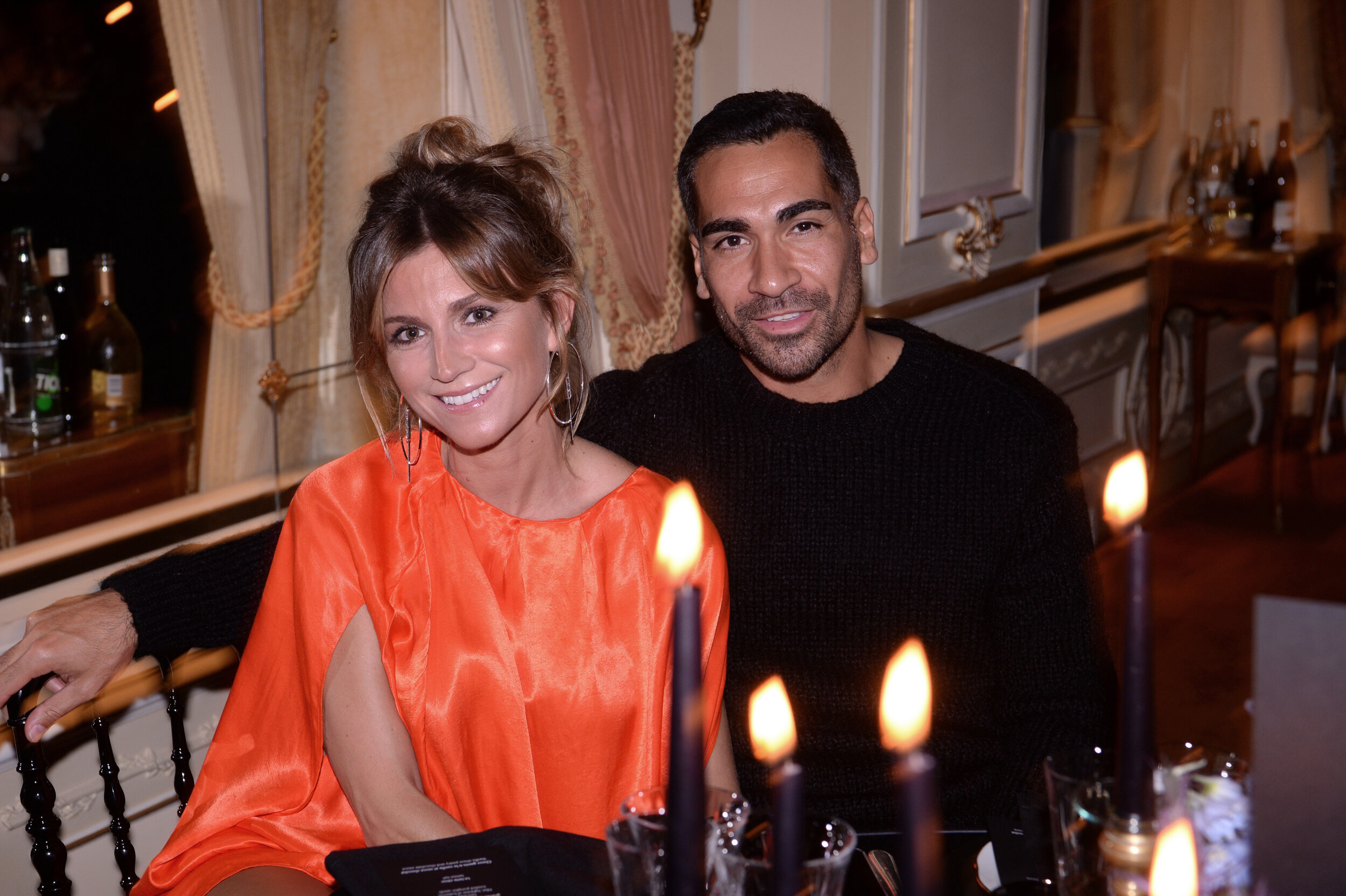 Anne-Sophie Godet and Welsey Lataua - Messika by Kate Moss High Jewerly Fashion Diner - Ritz Paris.JPG