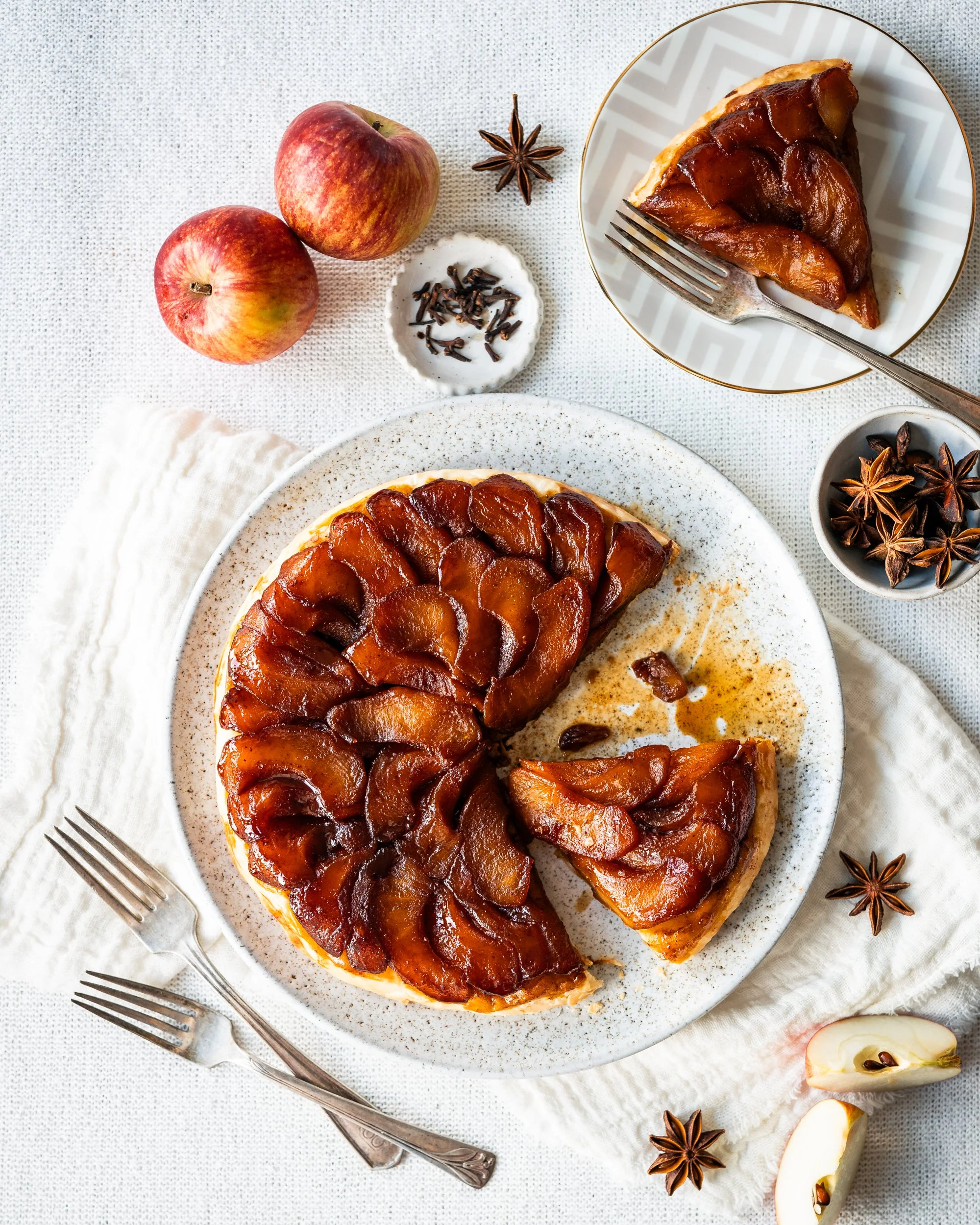 Fall Spiced Apple Tarte Tartin