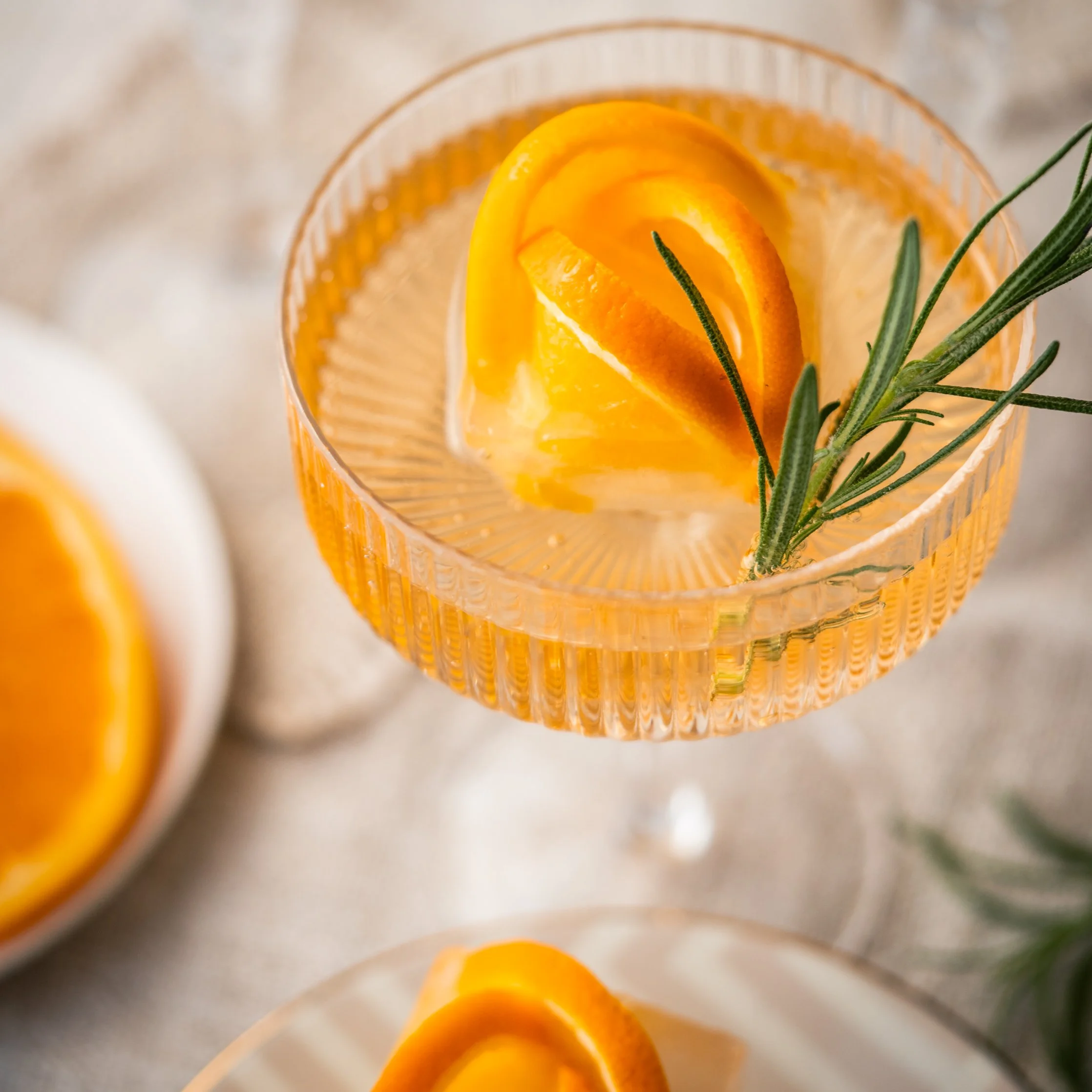 Orange Rose Ice Cubes