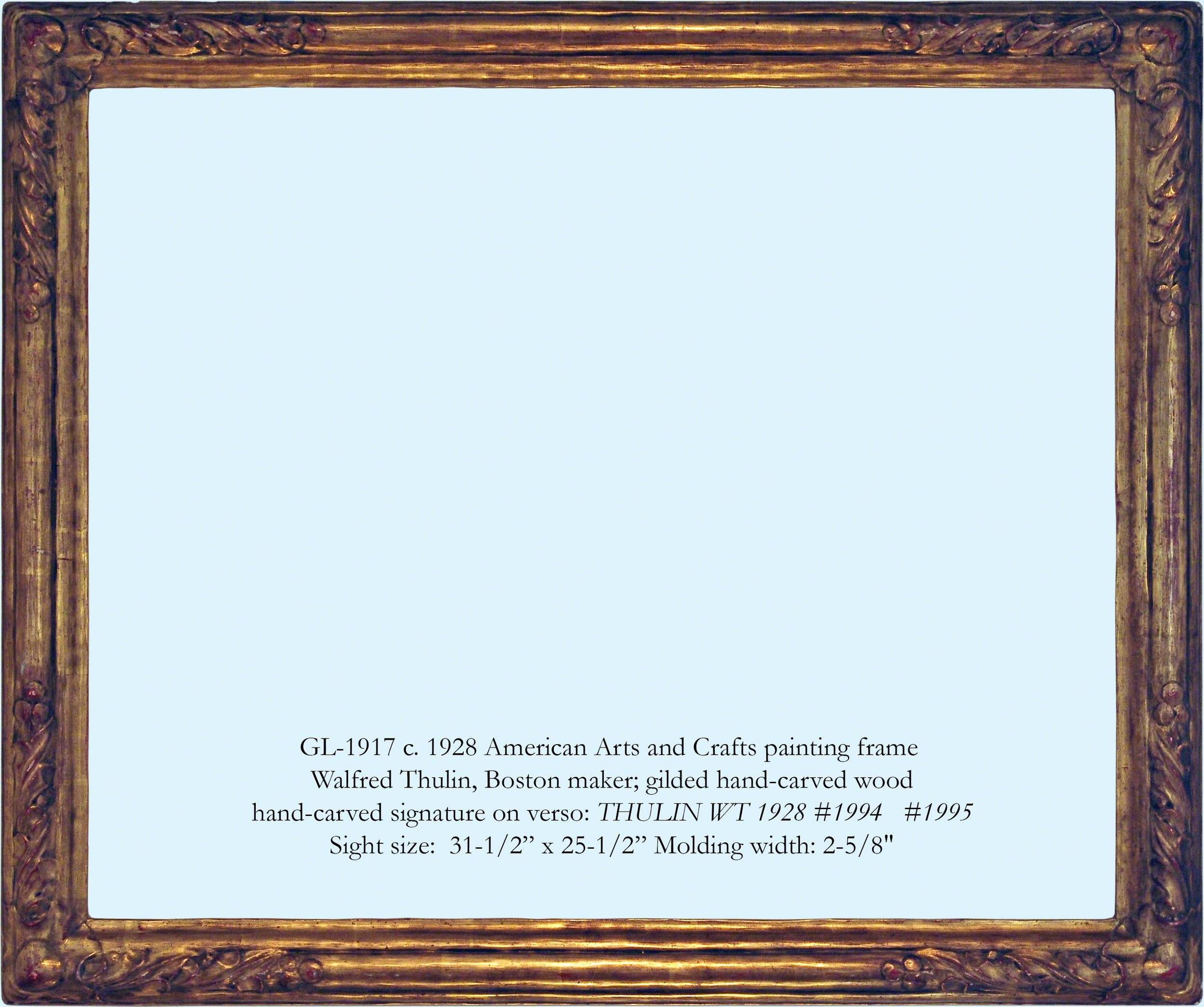 GL-1917 c. 1928 American Arts and Crafts, Thulin