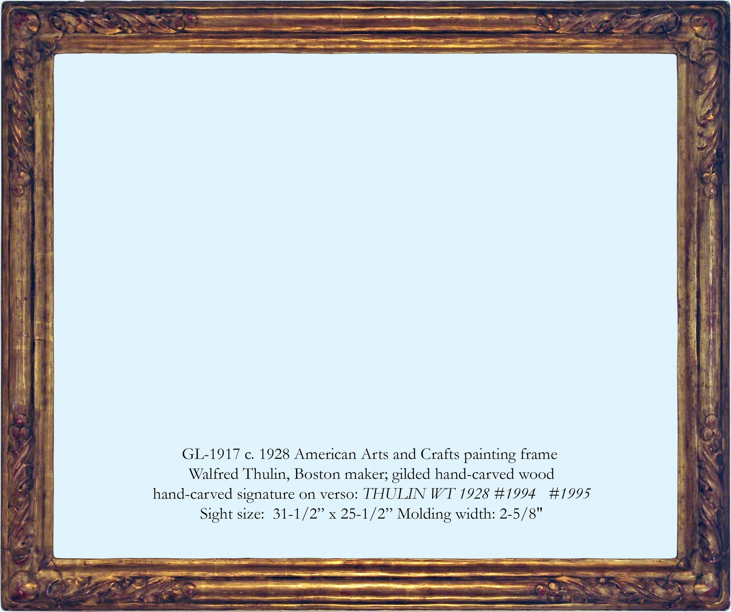 GL-1917 c. 1928 American Arts and Crafts, Thulin
