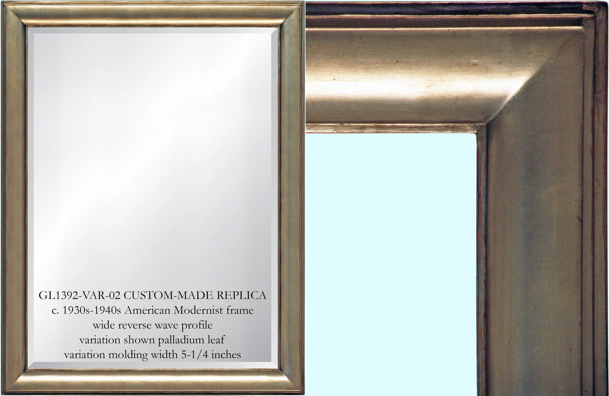 GL1392-VAR-02 c. 1930s-1940s American Modernist frame
