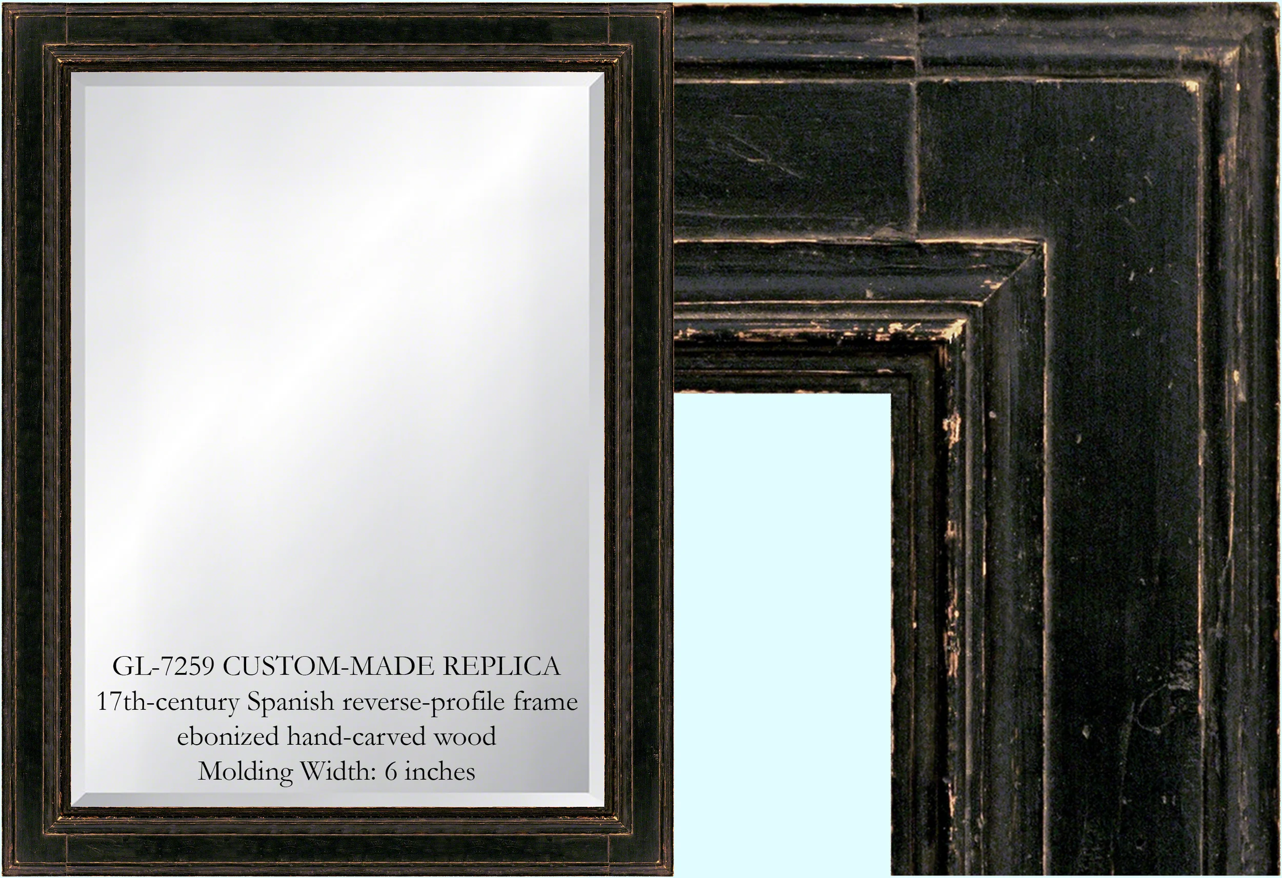 GL-7259 17th-century Spanish plate frame