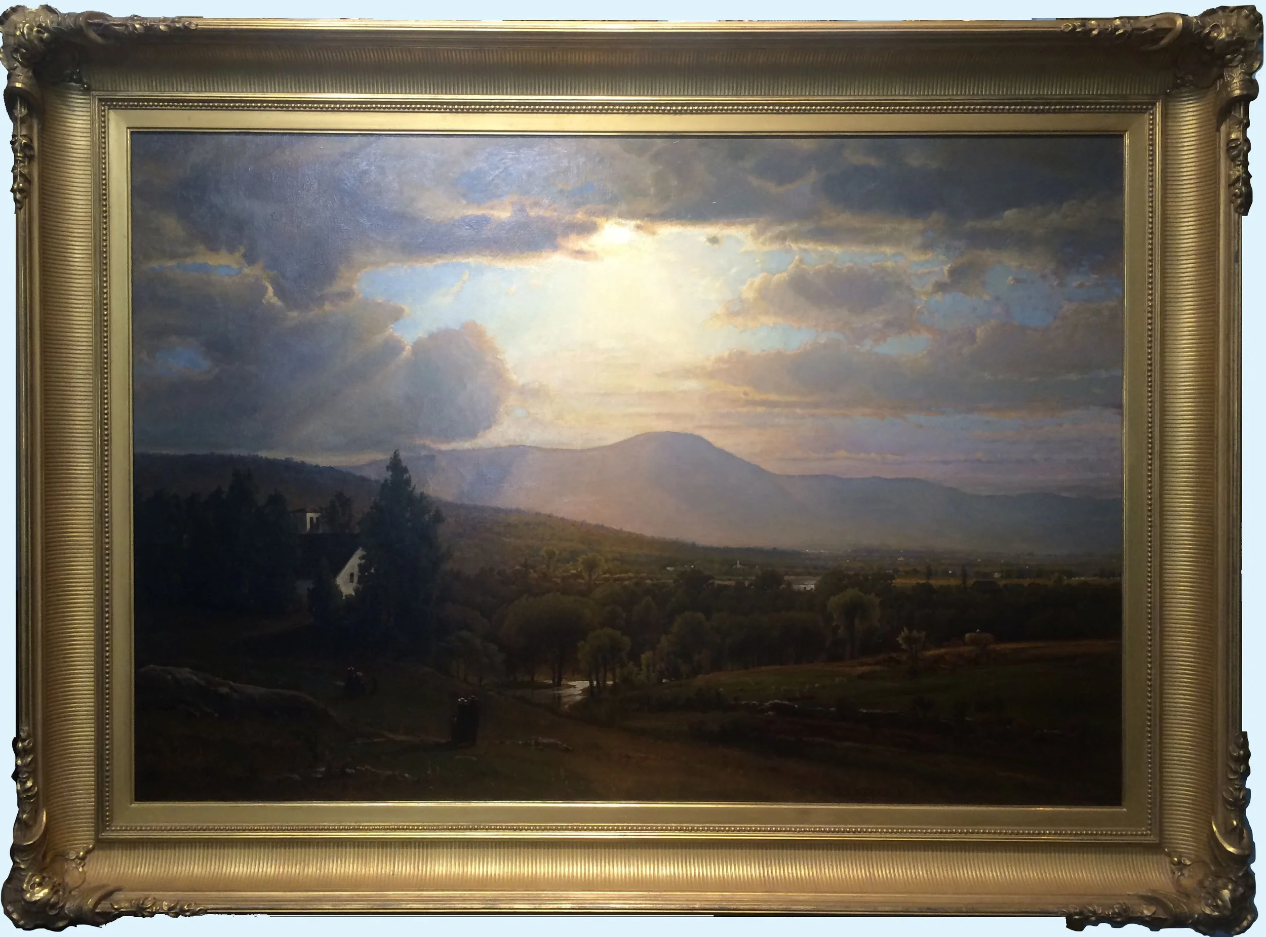 Museum-quality replica of George Inness, "Catskill Mountains," 1870, oil on canvas,