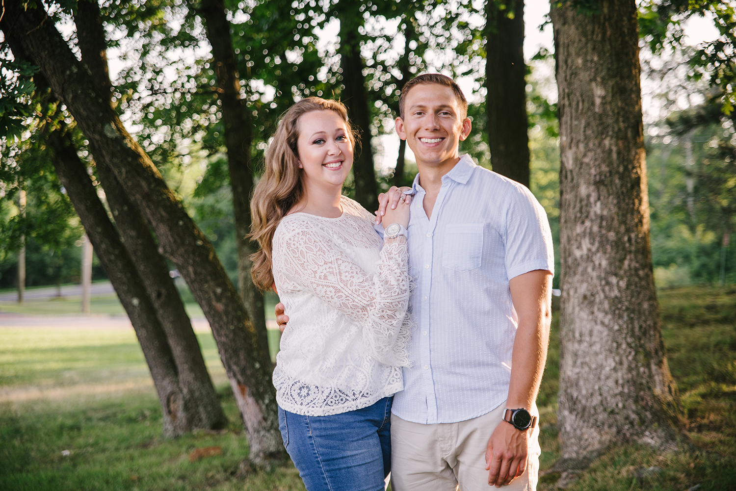 Evan+Meghan's Eagle Rock Reservation Engagement- Olivia Christina Photo