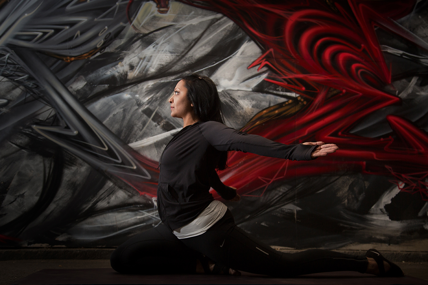 Open heart: Pigeon Pose 