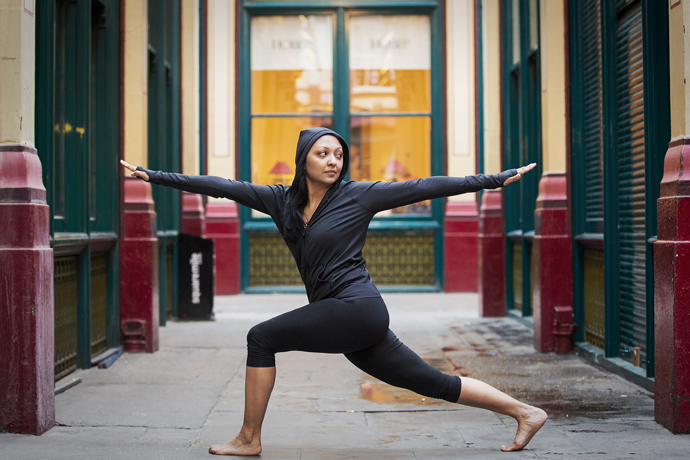 Strength: Twisted Warrior pose