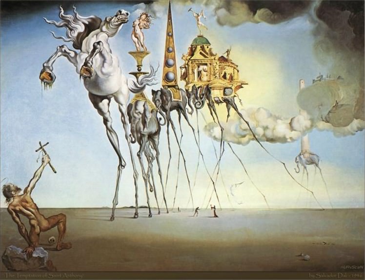 Dali's "The Temptation of St. Anthony"