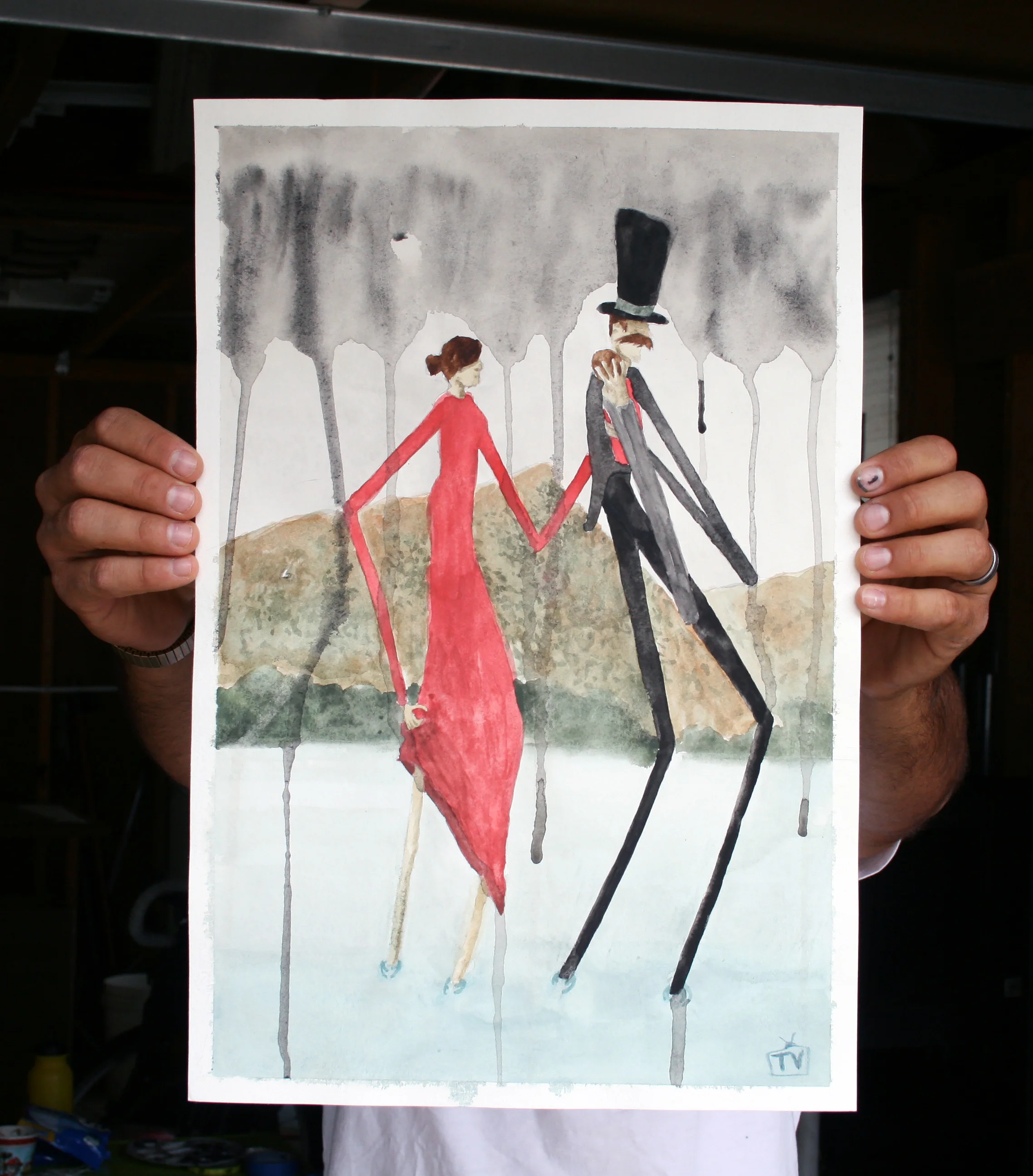 The Flood | 11x17 | Watercolor | 2013