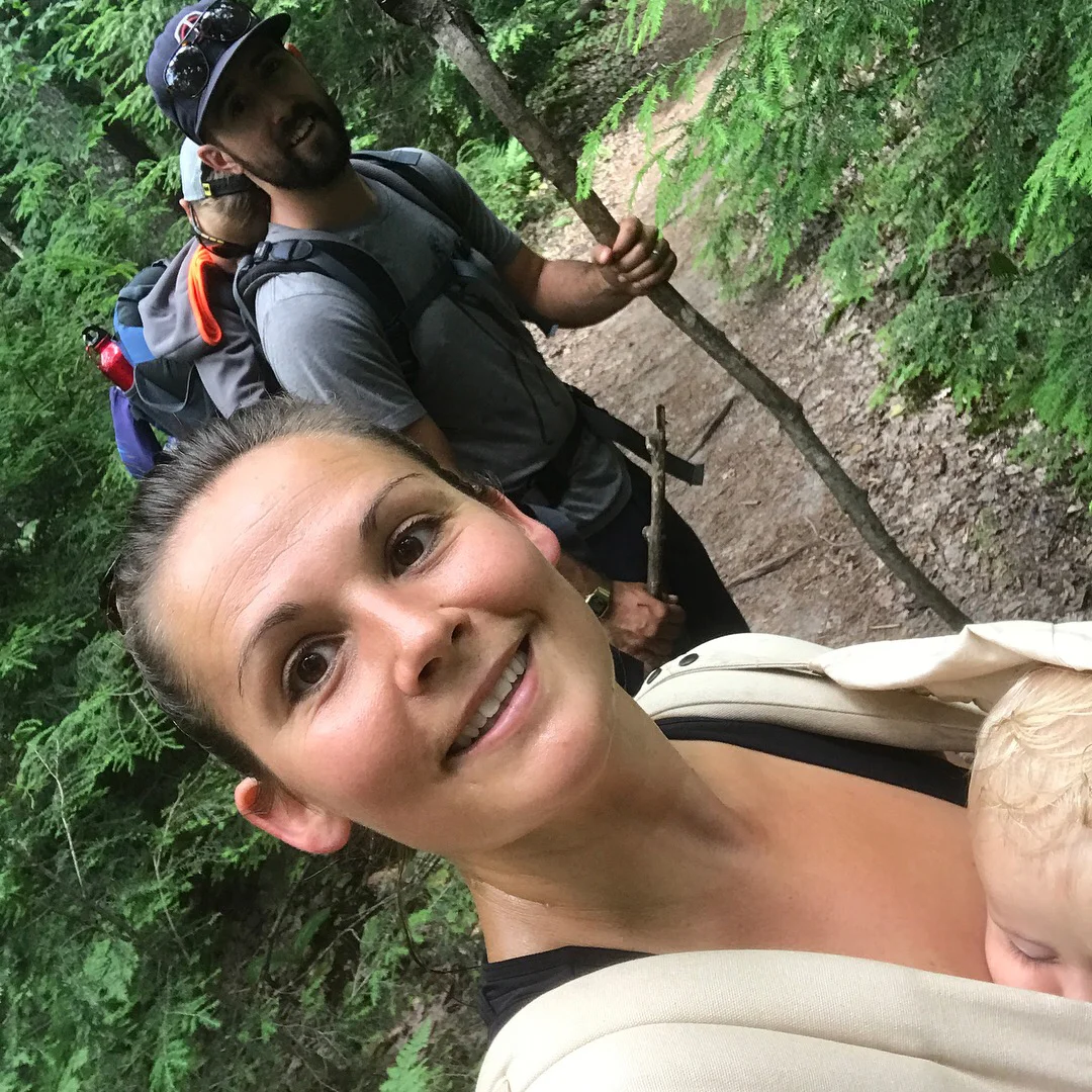 Naptime on our hike in the UP | July | Munising, MI