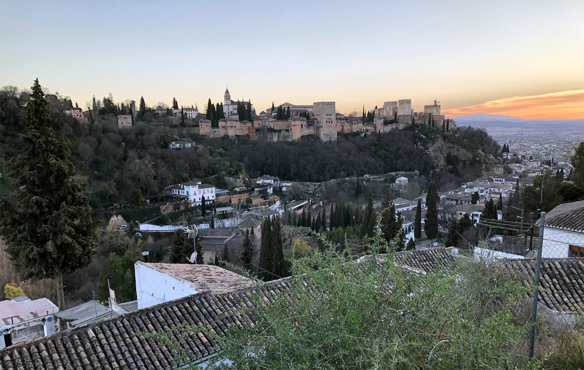 The Alhambra in modern day Granada.