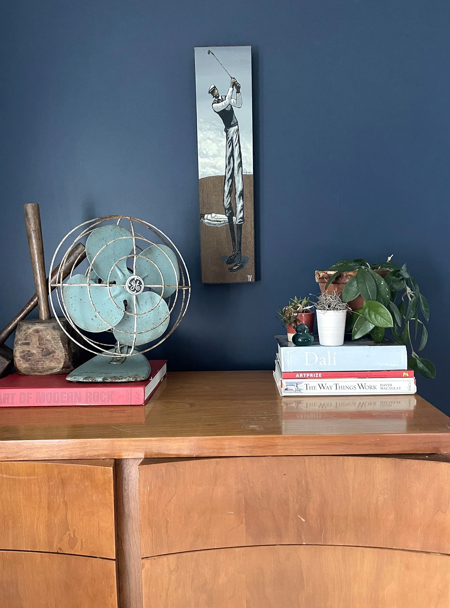 wide view of the golfer iv panel print.jpg