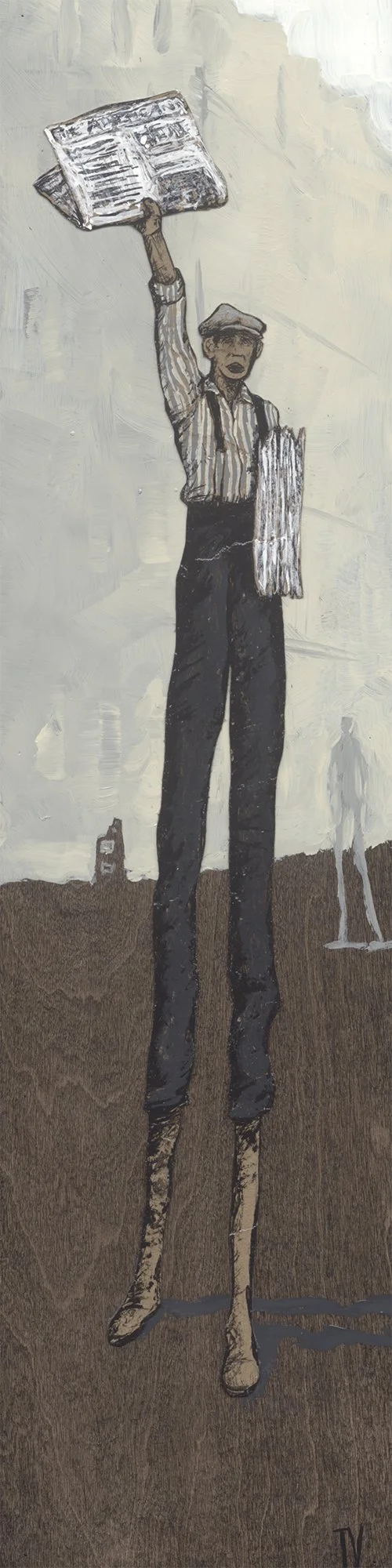 the newsboy iv painting by tyler voorhees.jpg