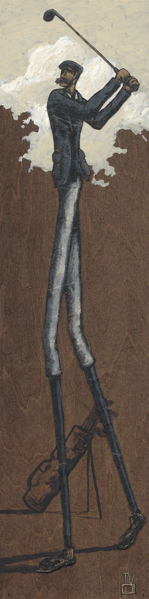 painting of the golfer iii.jpg
