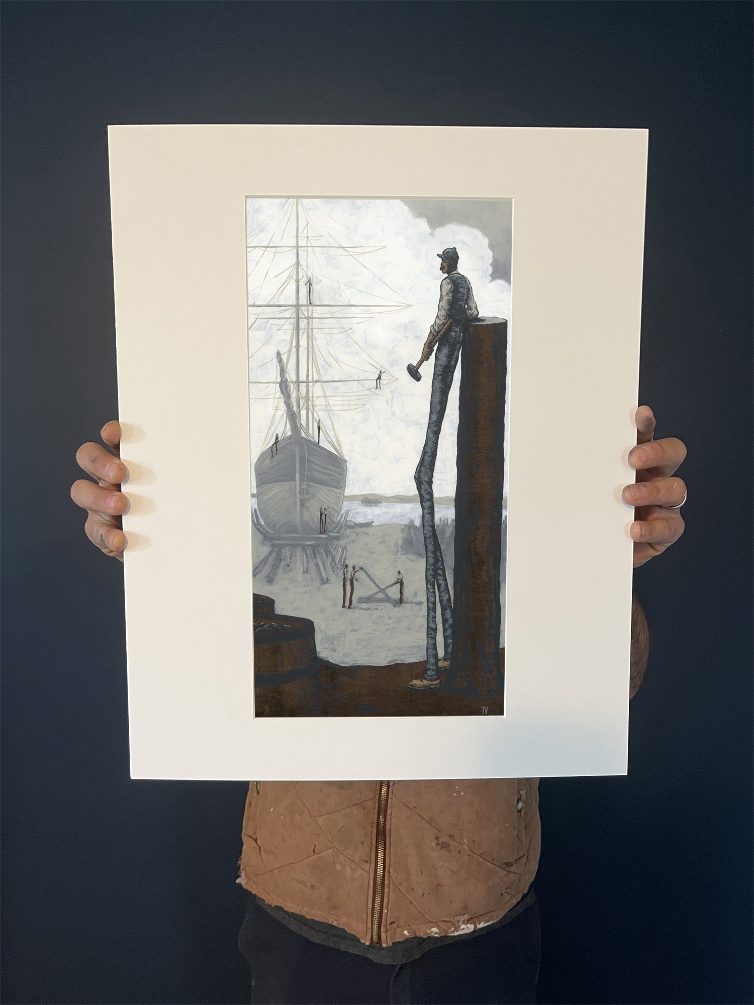 matted print of the shipbuilders iii.jpg