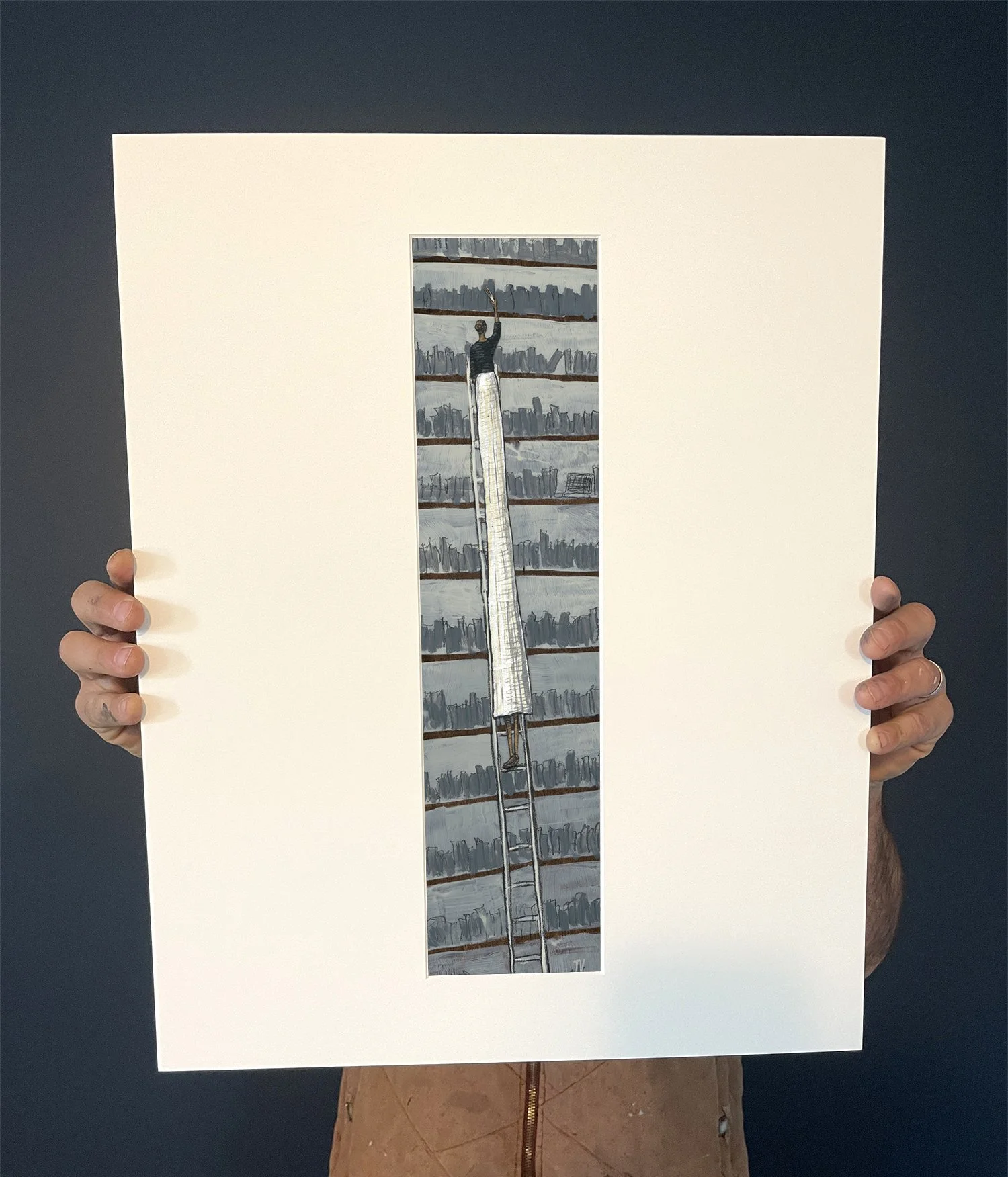 matted print of the librarian ii.jpg