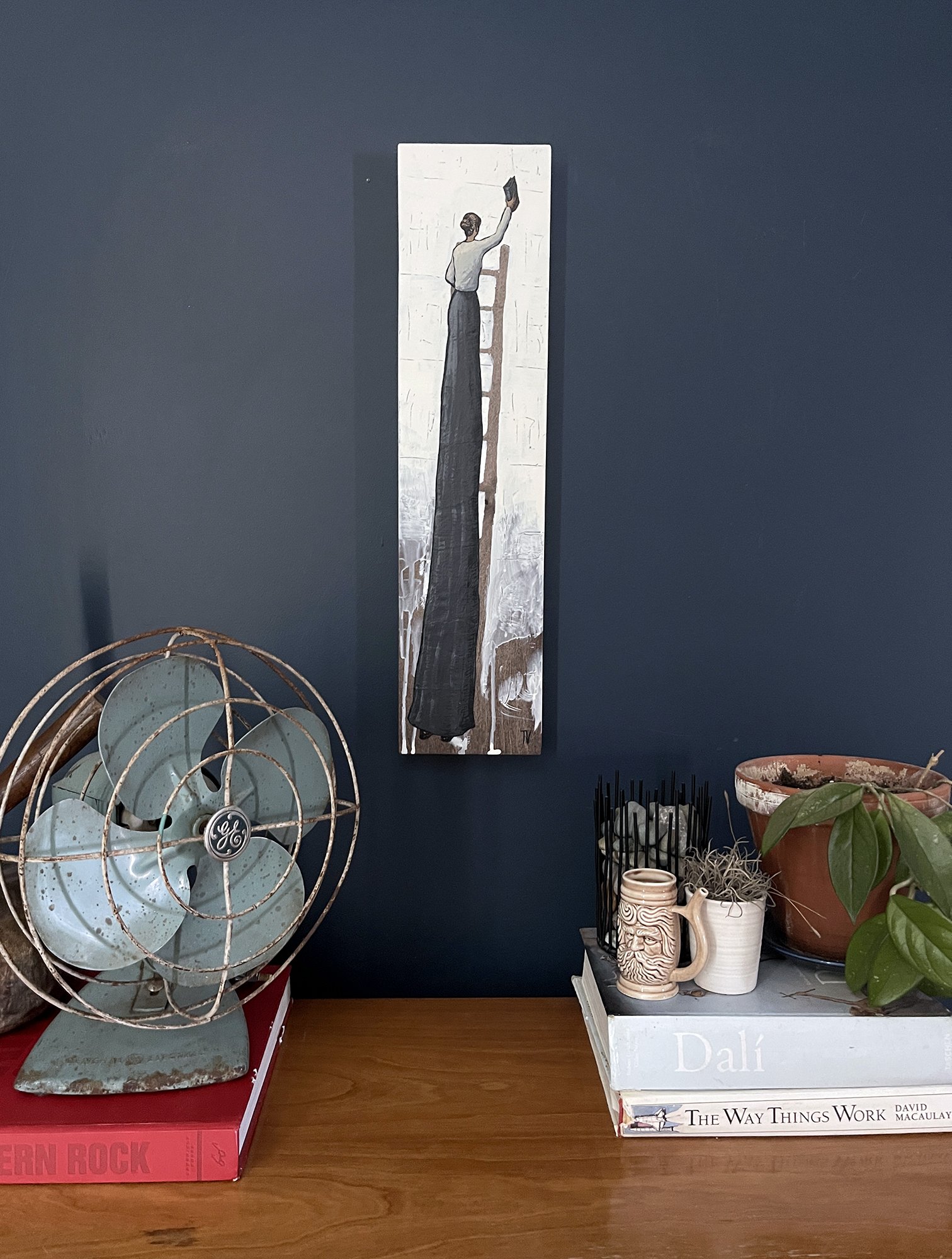 close view of the librarian iv painting.jpg