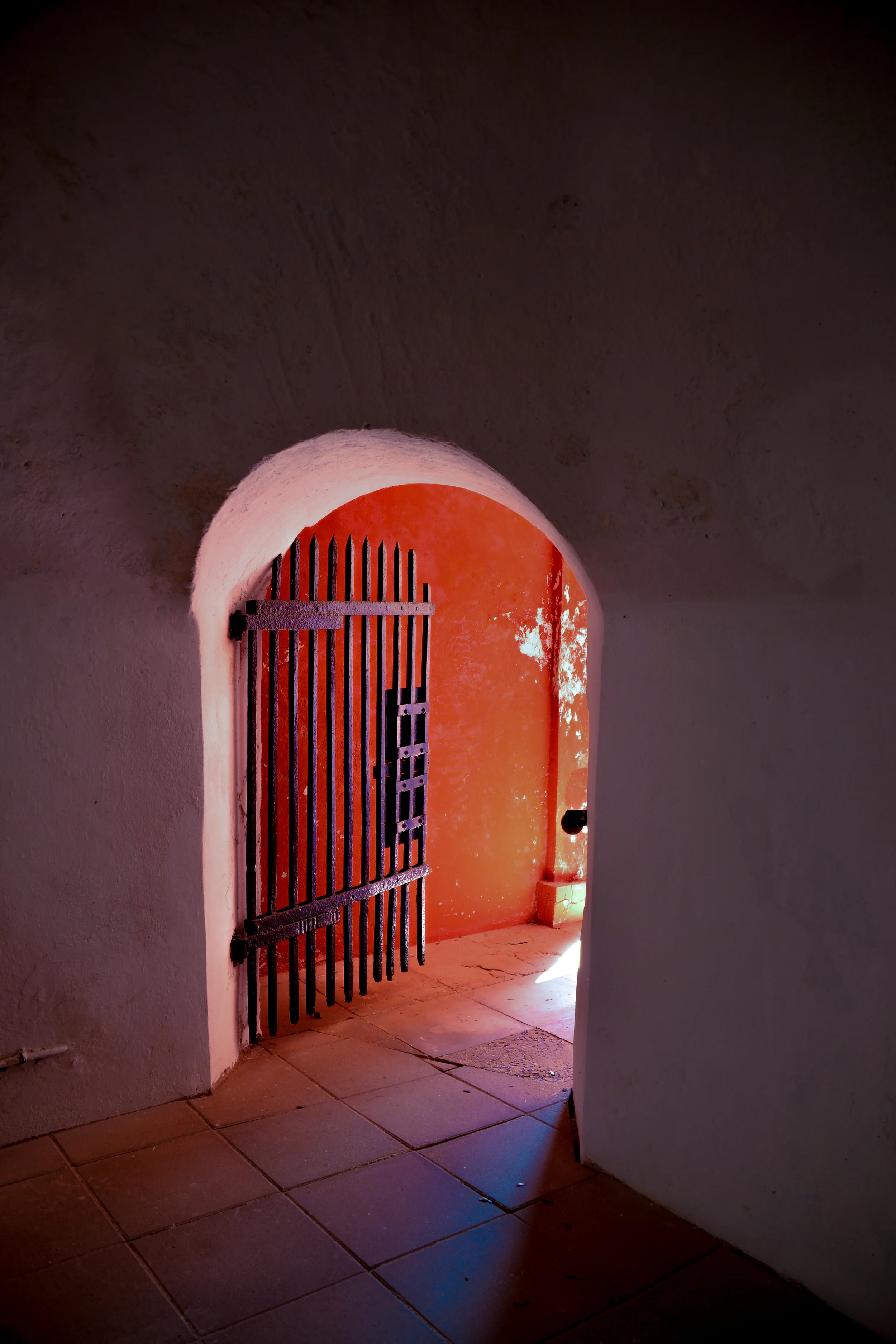 many old doors and tunnels lead to reminders of St. Croix's tragic history