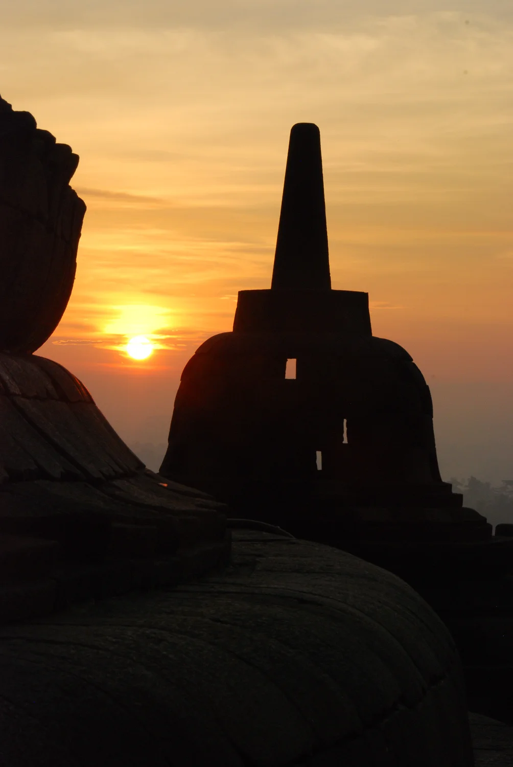 4. Borobudor Stupa at Sunrise, Java, Indonesia.jpg